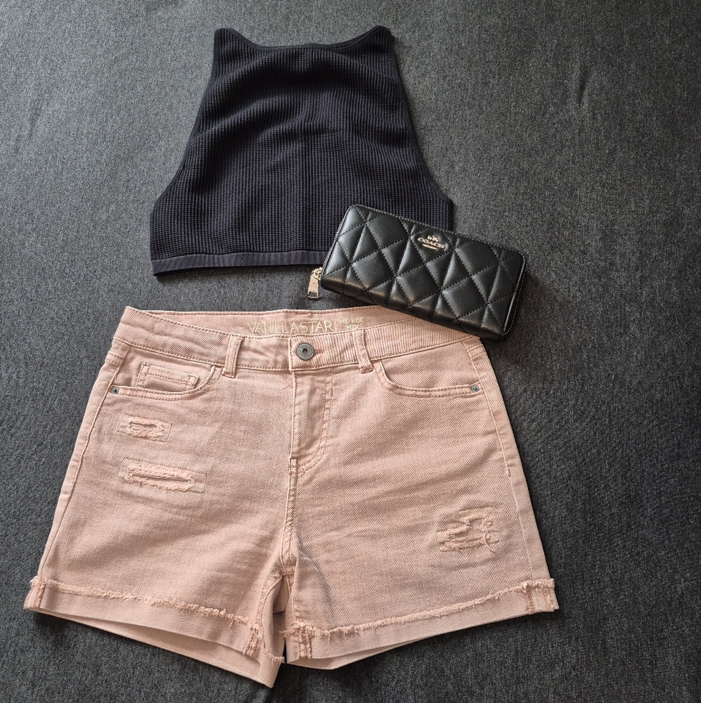 Vintage Mauve Jean Shorts
